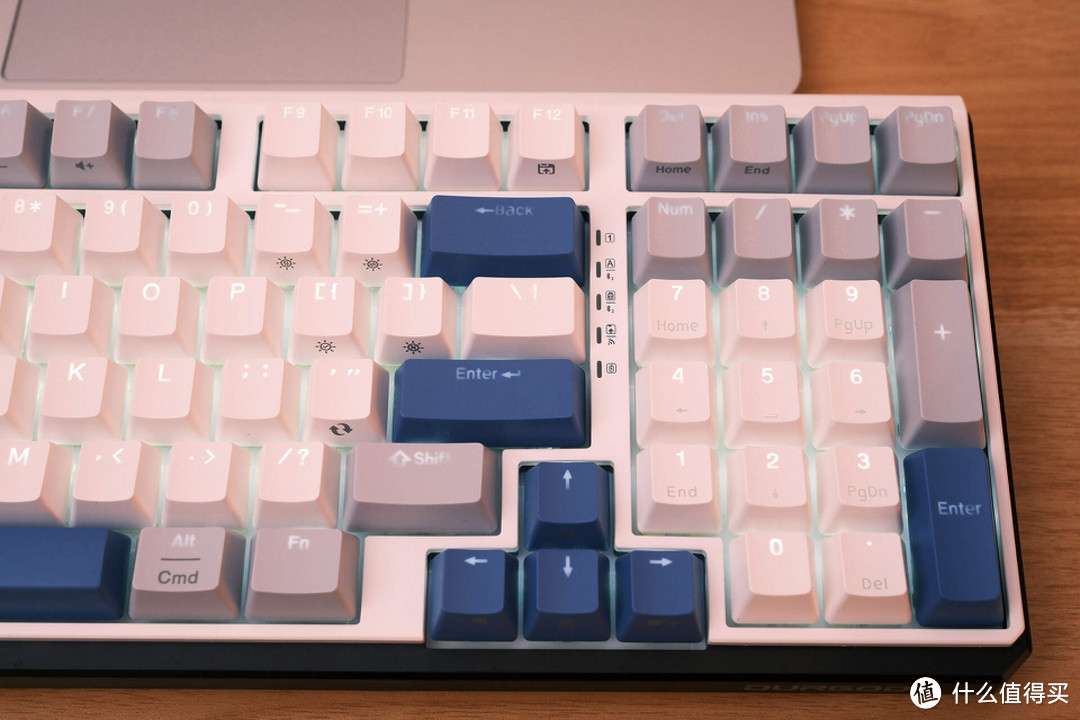 轴体再升级，樱桃MX2A银轴，杜伽K615W雾蓝97键机械键盘测评