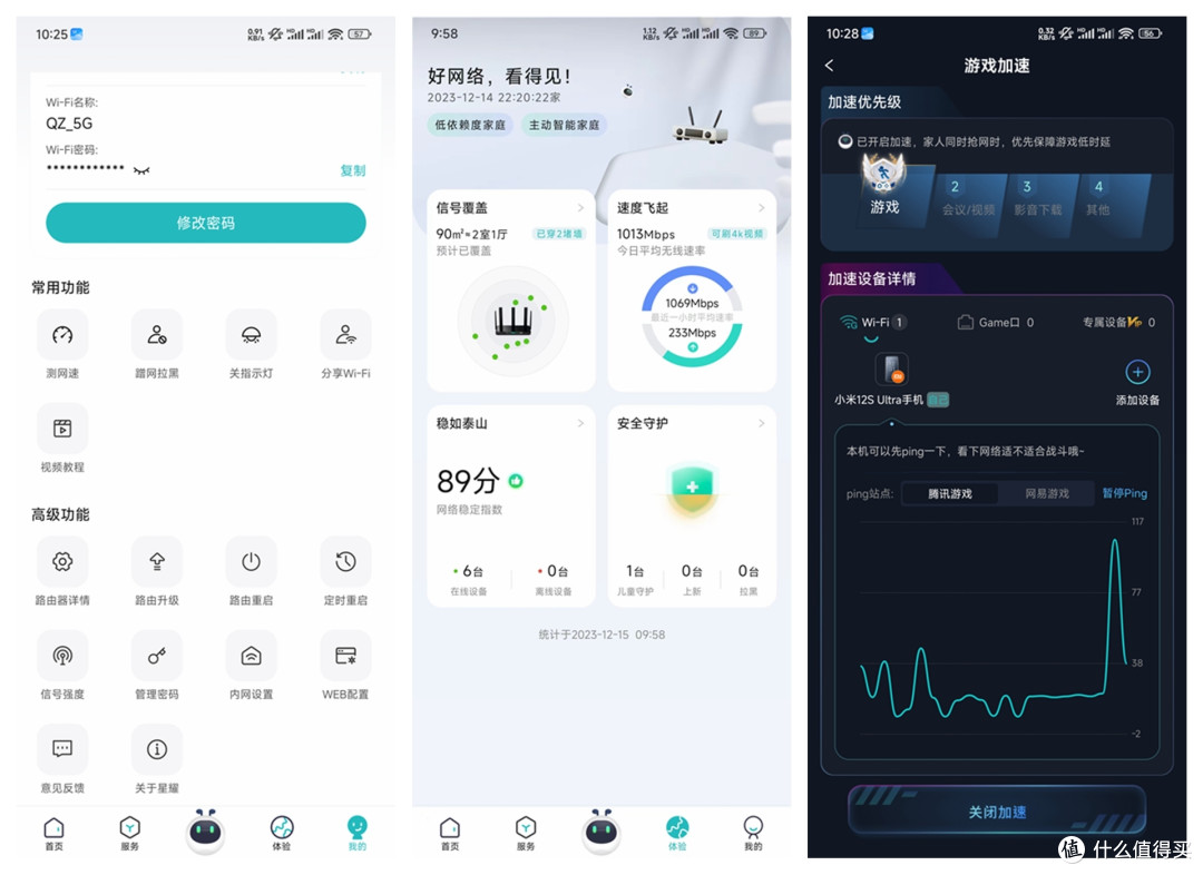锐捷黑豹电竞路由器上手评测,网速稳定才是真!颜高放置很好看