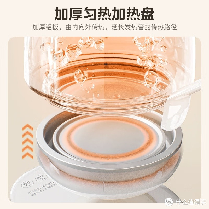 美的（Midea）养生壶净润1.5L大容量烧水壶 煮茶器智能预约煮茶壶 办公室电水壶 花茶壶 MK-Y12Q