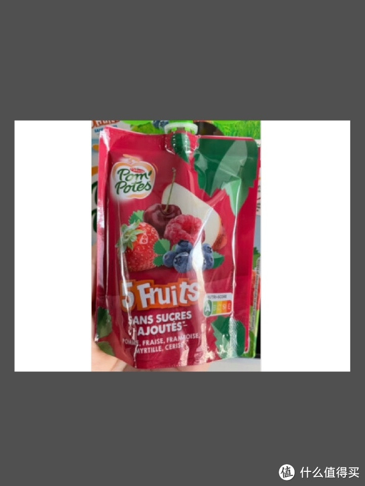 法优乐儿童水果泥法国原装进口宝宝零食苹果草蓝莓樱桃混合果泥