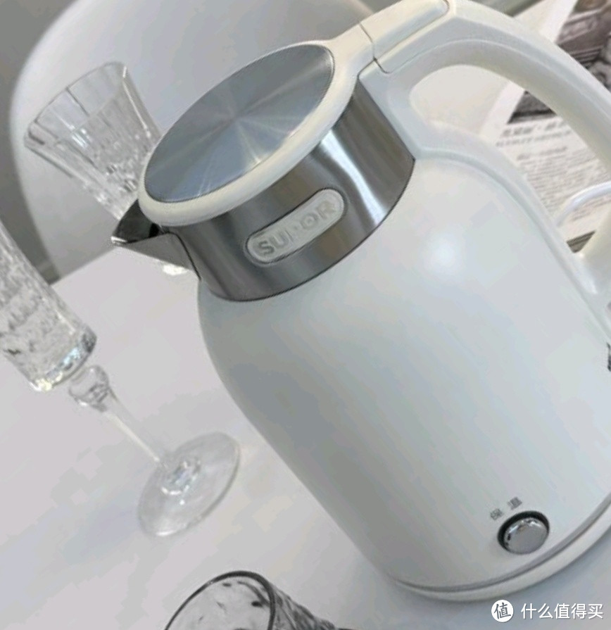 我爱用的苏泊尔（SUPOR）电水壶热水壶 2L全钢无缝双层防烫电热水壶