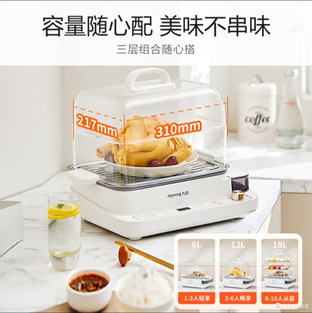 超级方便的电蒸锅。