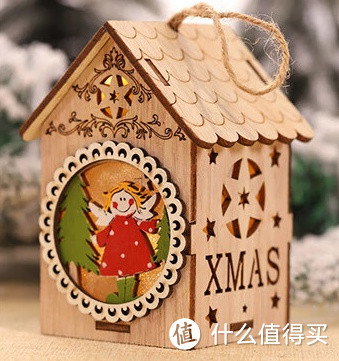 多美忆 彩绘带彩灯木屋——精致的圣诞节装饰，点亮欢乐节日时光