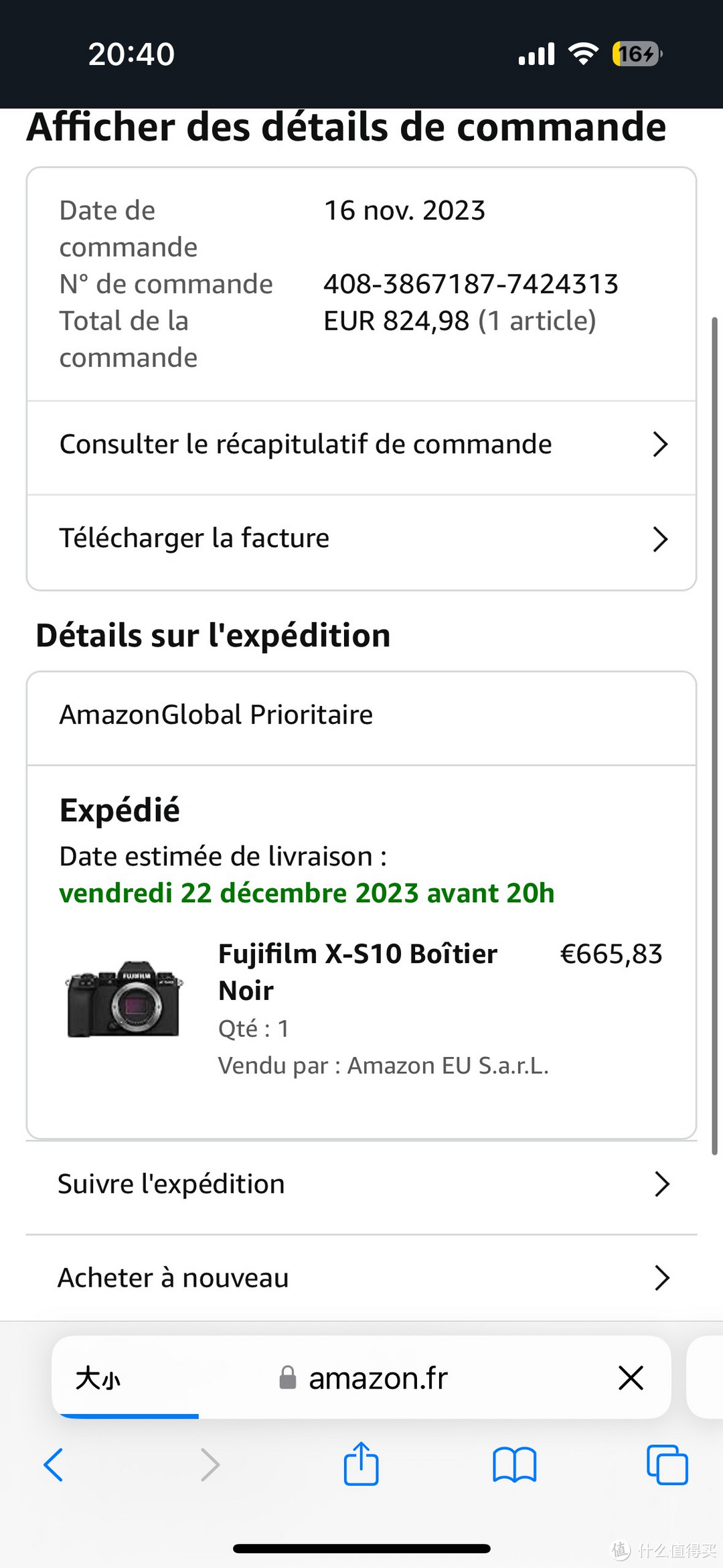 感谢值得买，让我买到了平价的富士相机，富士xs10