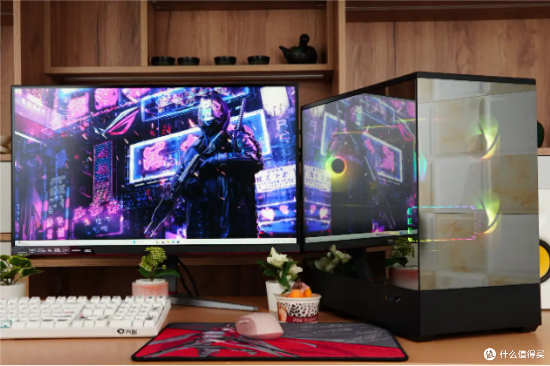 14代酷睿+RTX4070Ti+爱国者冰魄SX360+星璨 岚镜面版机箱装机展示