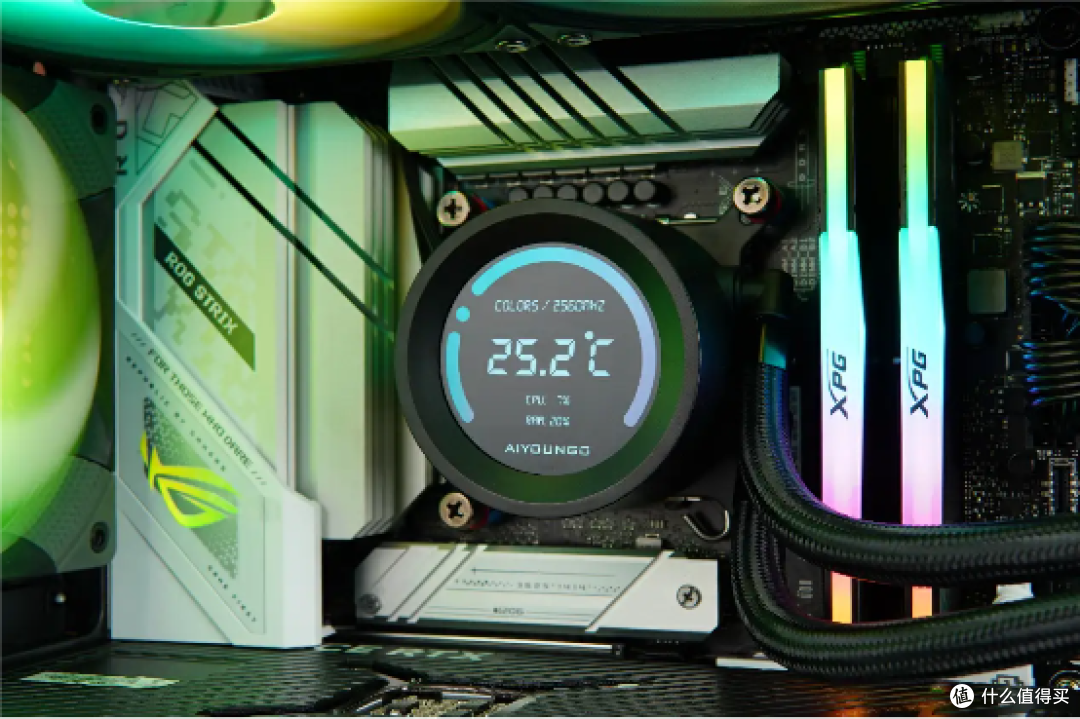 14代酷睿+RTX4070Ti+爱国者冰魄SX360+星璨 岚镜面版机箱装机展示