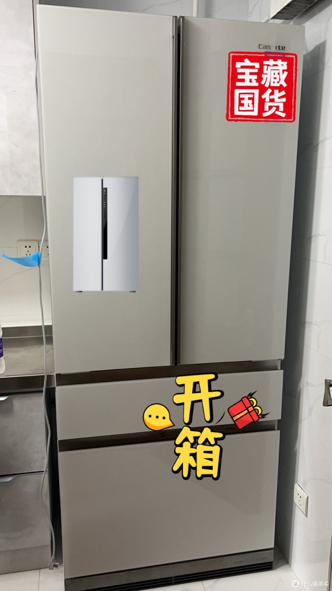 确定型号后，安排橱柜设计师上门 空间按厂家要求预留，可以看出刚刚好