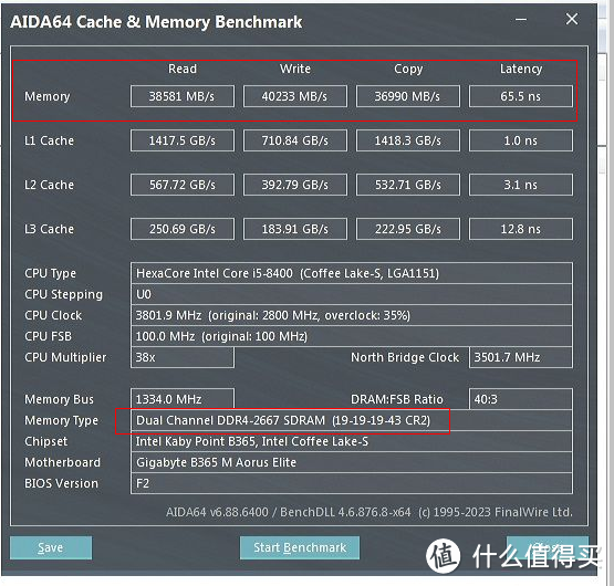 45包邮的福建晋华DDR4 8G国产内存条测评