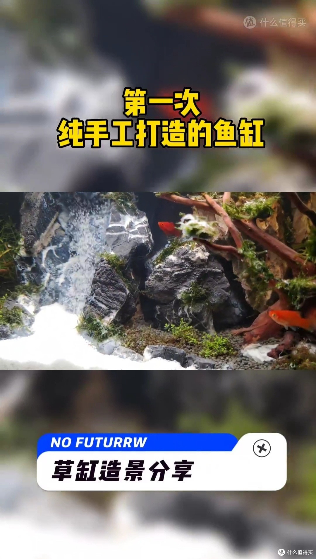 关于小米鱼缸造景之流沙瀑布！！！
