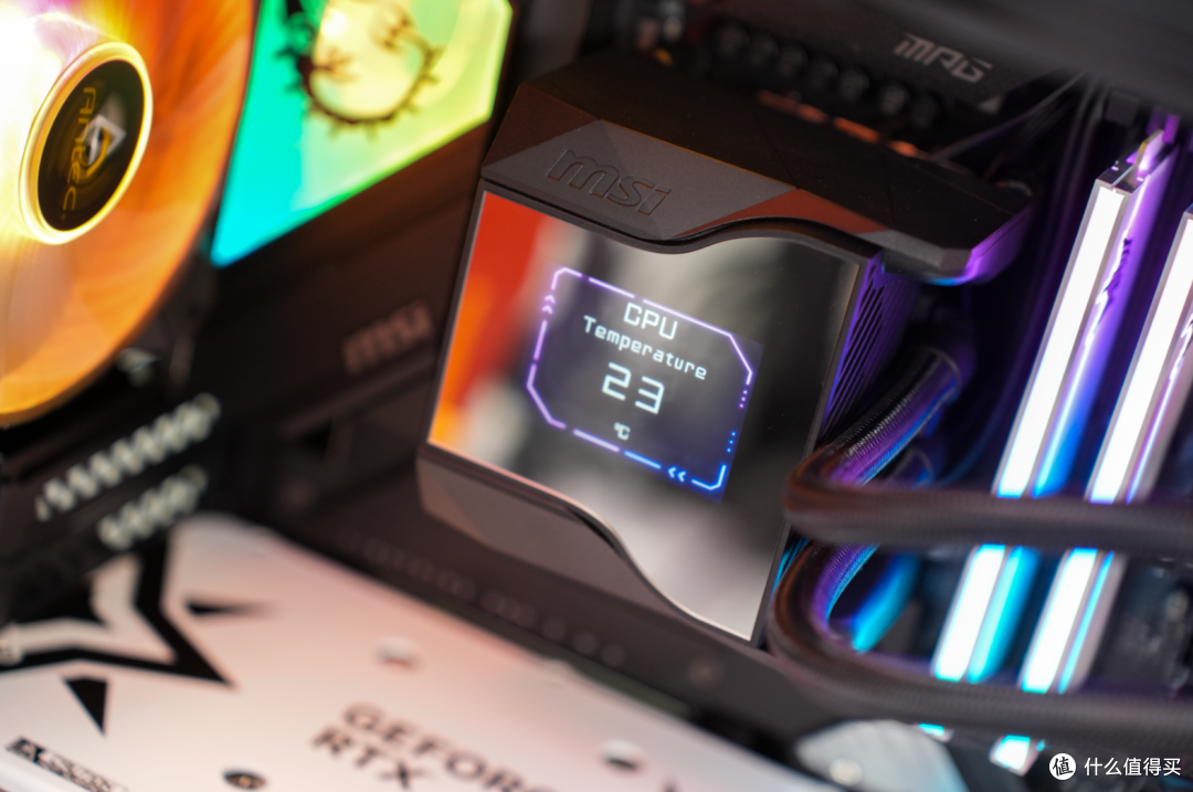 补齐ARGB灯效!可视化水冷散热器——微星MPG CORELIQUID D360上手实测