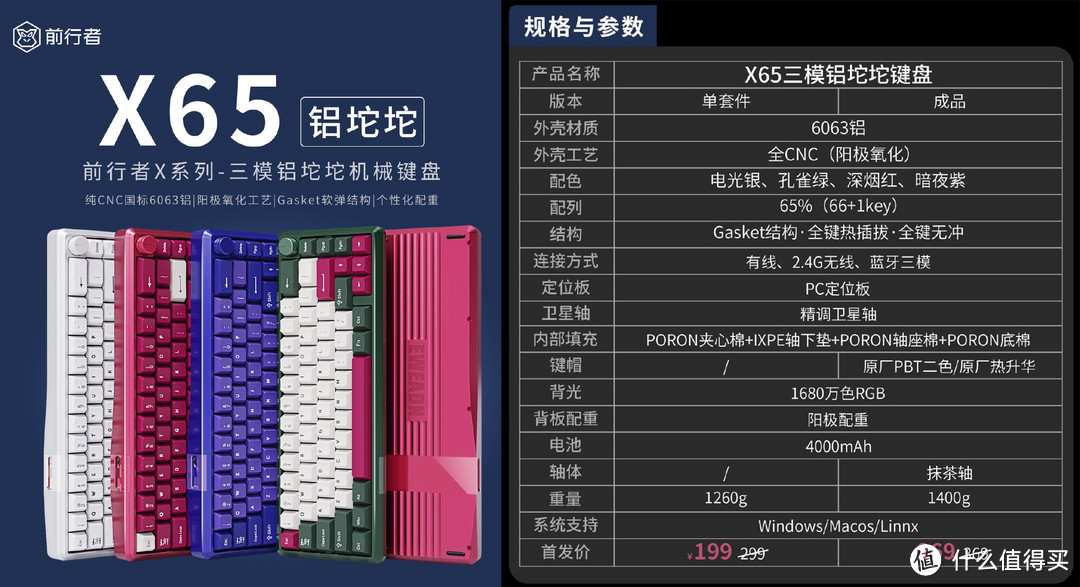 前行者X65 铝坨坨