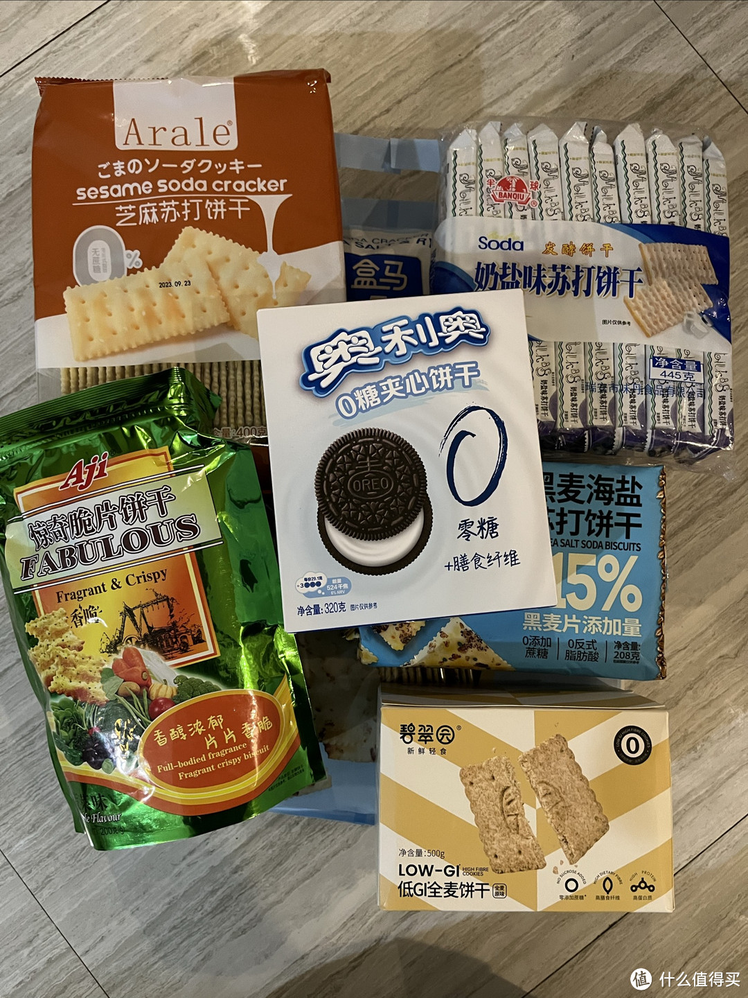 一次性全款自费购买的6种京东超市无糖饼干个人横评来了~