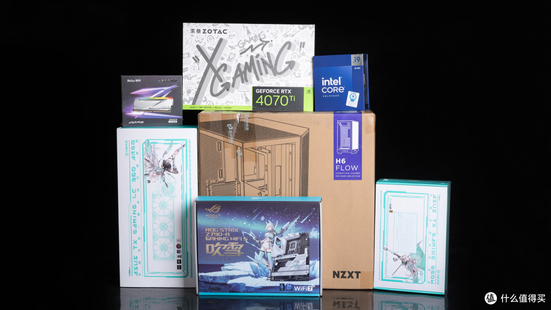 年终奖献给纯白海景房，ROG Z790-A WIFI S吹雪+索泰RTX 4070 Ti+恩杰H6 Flow装机分享