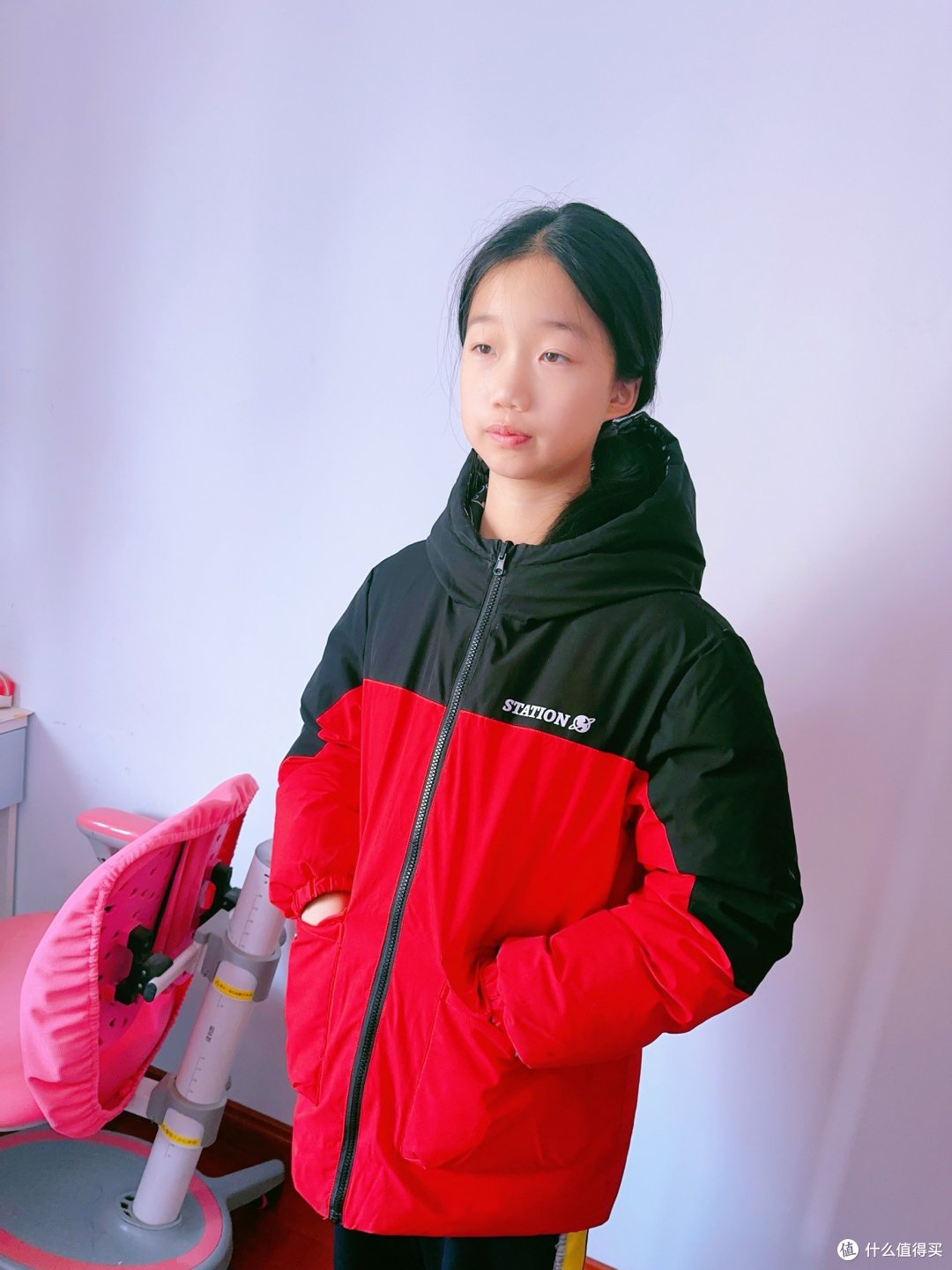 雪中飞双面穿中大童羽绒服