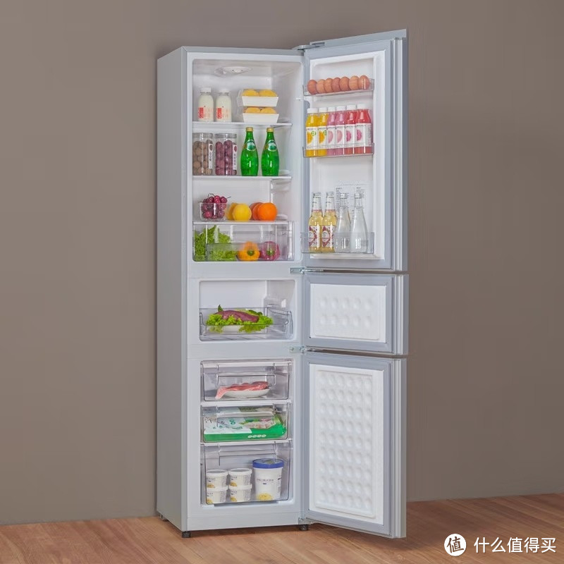  米家小米出品215升三门小型家用电冰箱