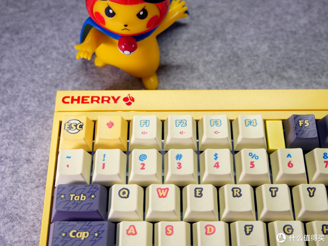 机械键盘、皮卡丘的碰撞——CHERRY 宝可梦联名 MX2.0S 无线键盘
