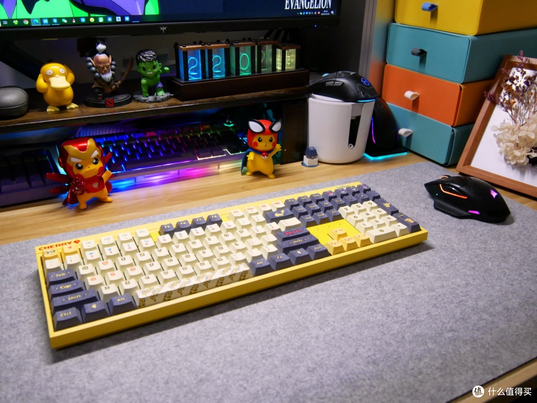 机械键盘、皮卡丘的碰撞——CHERRY 宝可梦联名 MX2.0S 无线键盘