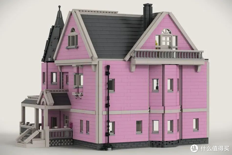 粉色城堡积木教程图片图片