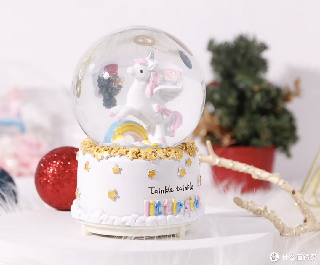 一眼心动的儿童圣诞礼物：TaTanice圣诞水晶球音乐盒