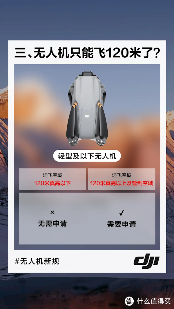 DJI大疆解释《无人飞行管理条例》：微型机不需要驾照