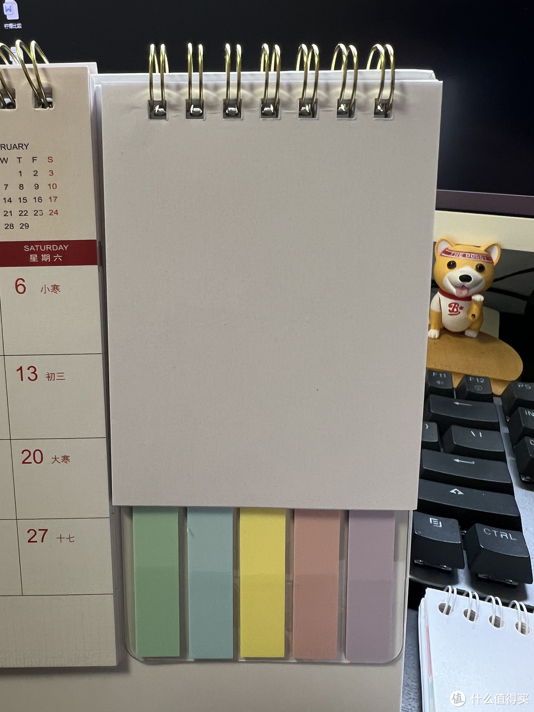 每年都会买的台历,记录卡时间节点的事情,非常方便