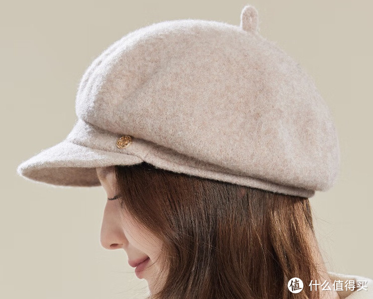 玖慕（JIUMU）纯羊毛画家帽MY134 ：足够温暖，结合时尚与实用