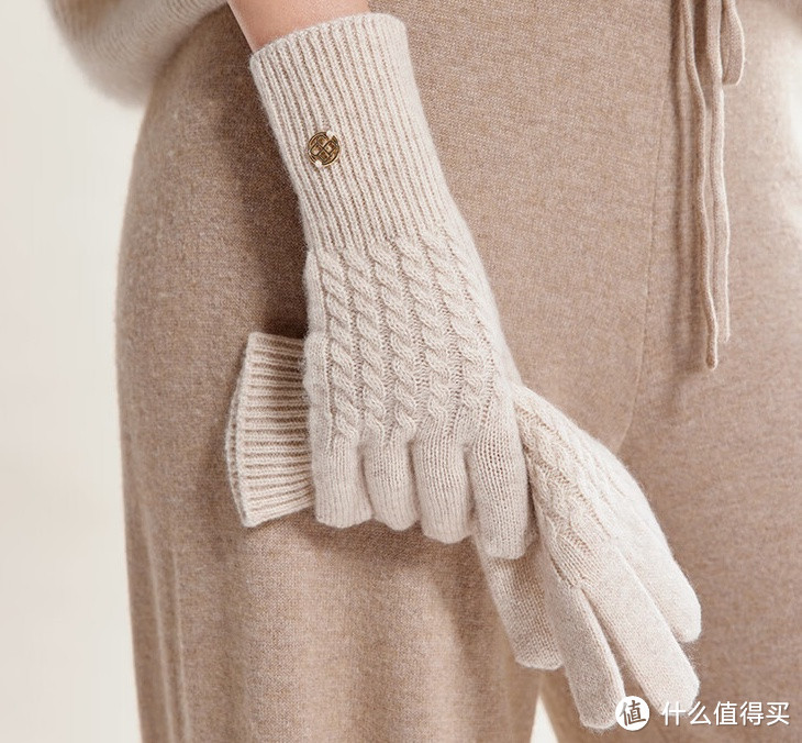 玖慕（JIUMU）纯羊绒保暖手套 SR002：优雅女士 气质之选