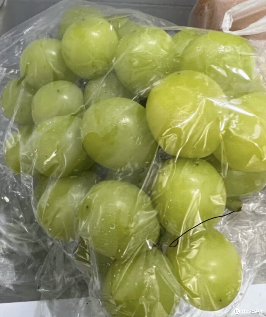 京鲜生阳光玫瑰葡萄香印青提500g装新鲜水果