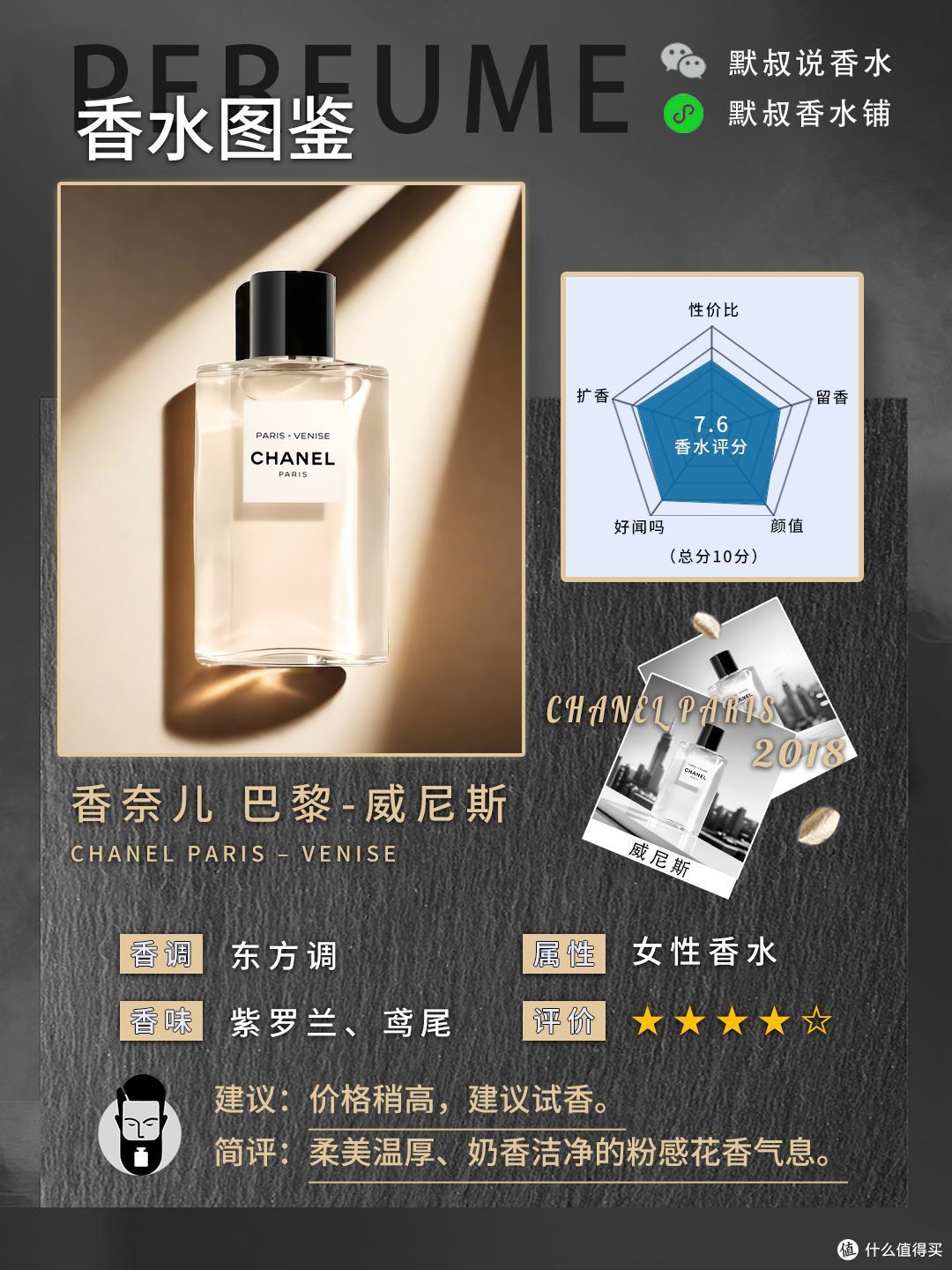 柔美温厚的粉感花香调丨香奈儿 之水系列 巴黎-威尼斯