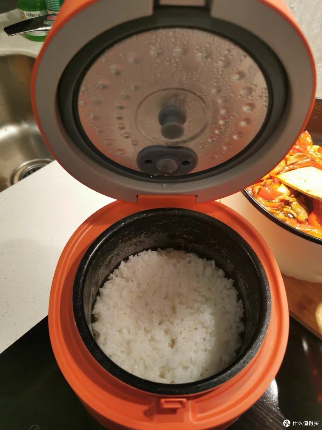 迷你电饭煲一人餐哦