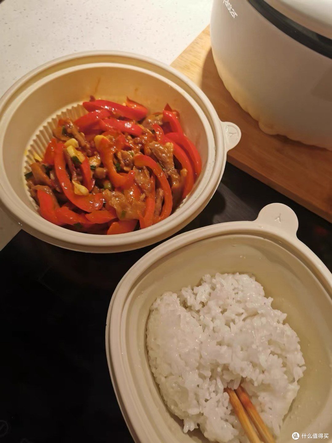 迷你电饭煲一人餐哦