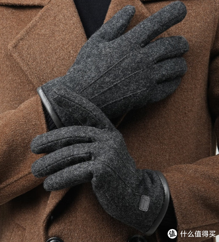 玖慕(JIUMU) 男款 触屏羊毛保暖手套GLM032 - 温暖呵护双手