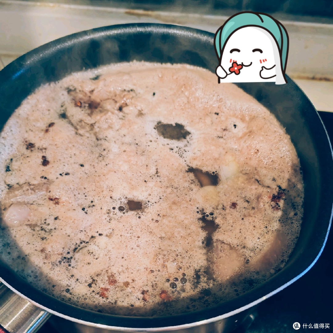 当泡泡大量的出现时，就可以了