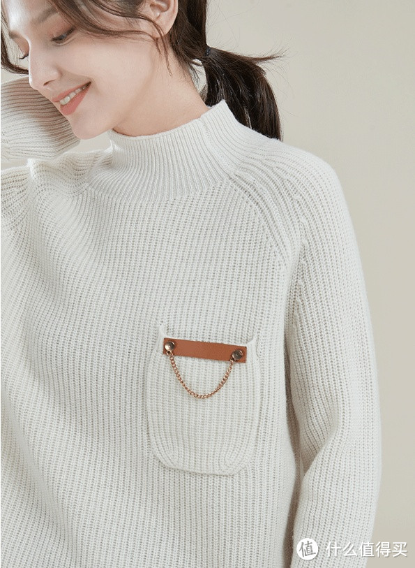 玖慕(JIUMU)圆领毛衣 YY019：100%纯羊毛，品质与温暖的结合