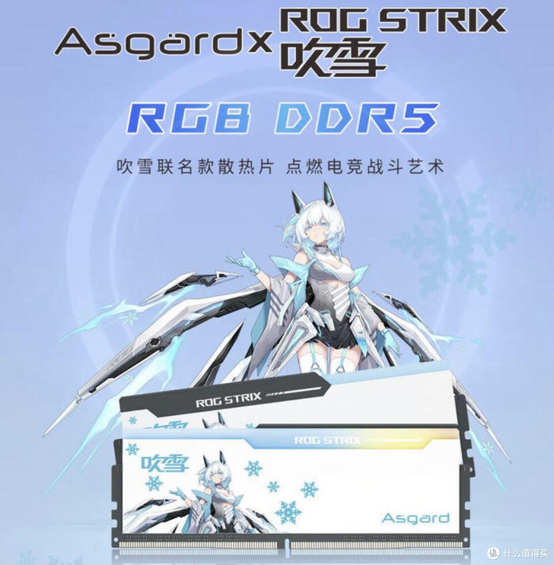 阿斯加特(Asgard)吹雪联名款 DDR5 7200 32GB RGB内存开箱分享
