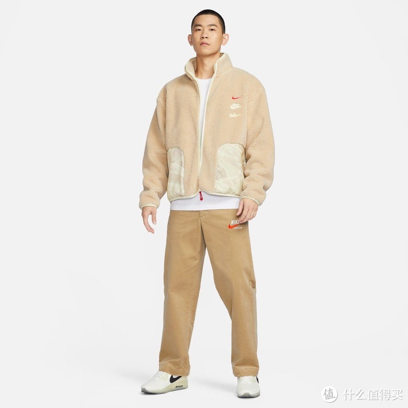 NIKE SPORTSWEAR 男子仿羊羔绒夹克，唤醒你内心的"龙"🔥