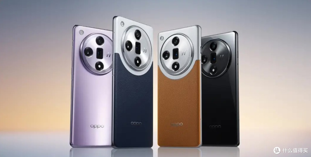 全球首款双潜望长焦手机(OPPO Find X7),采用玻璃与素皮拼接工艺,搭载LYT900一英寸主摄