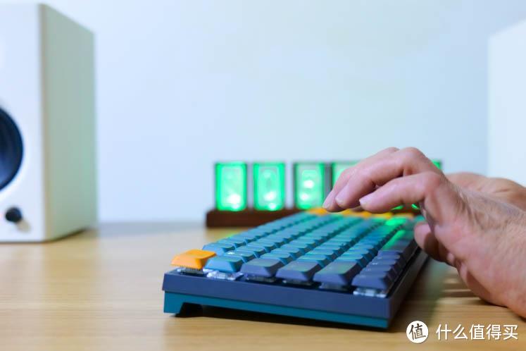 矮茶轴啥手感？绿联89键轻音茶轴机械键盘，完美替代薄膜键盘