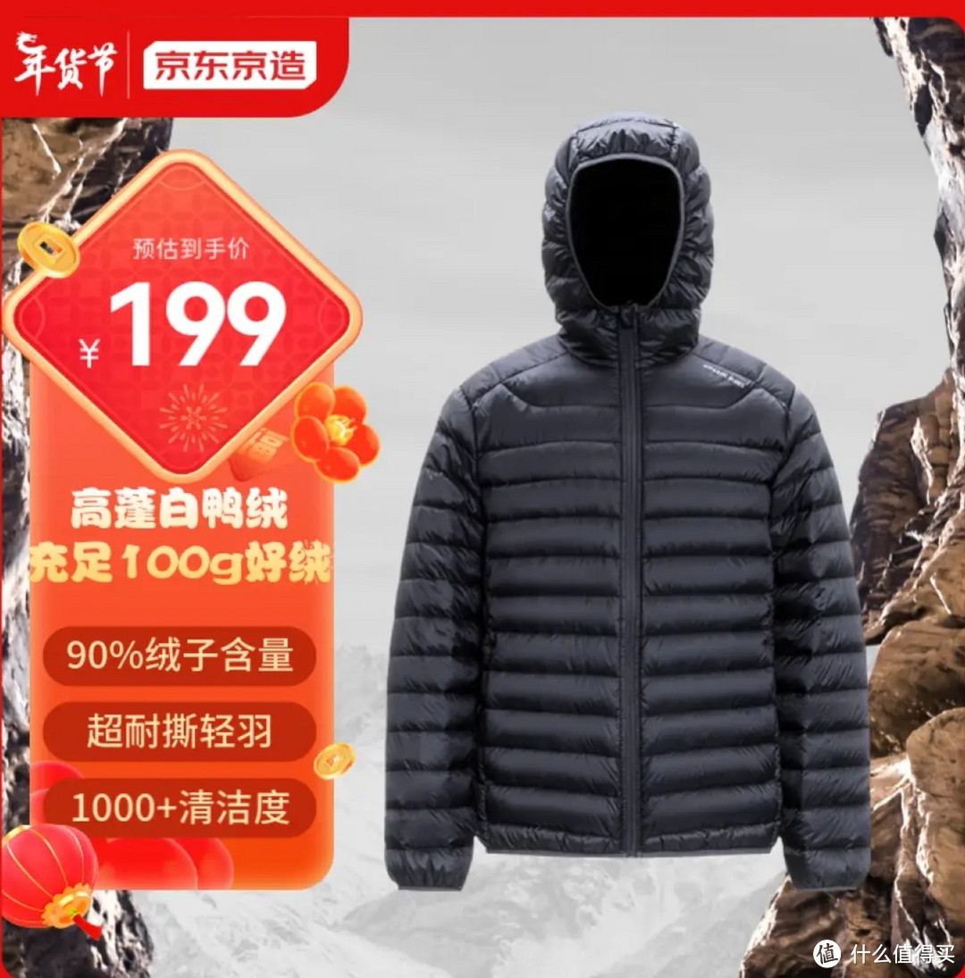 羽绒服神价，售价129元，90％绒，680蓬，充绒量400克，90％鹅绒+1000蓬，京东自营12款神价羽绒服总汇