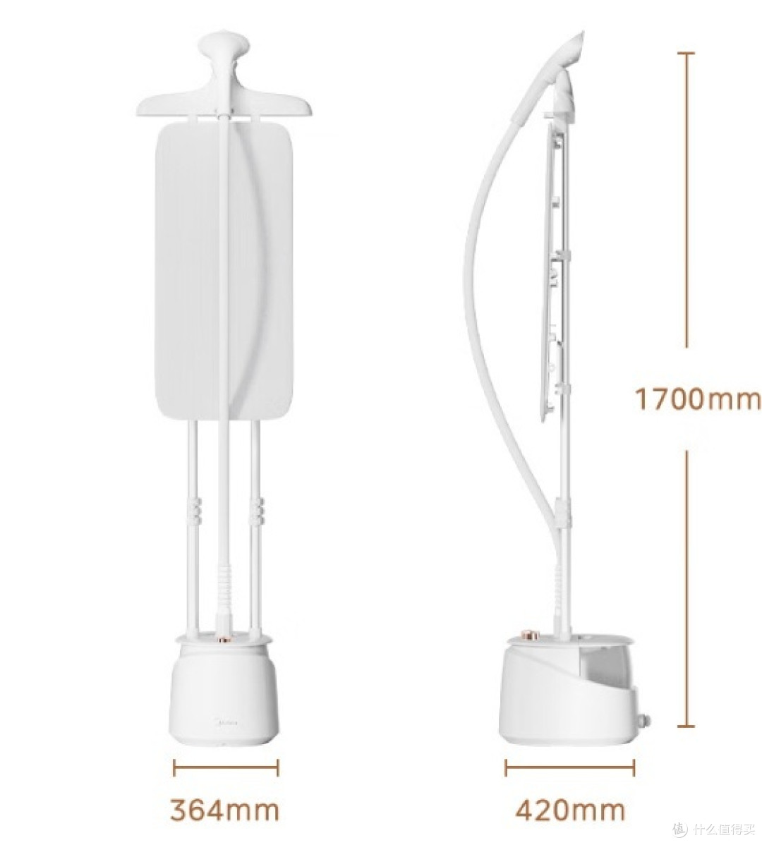 美的（Midea） AG+离子功能面板 挂烫机YY2000