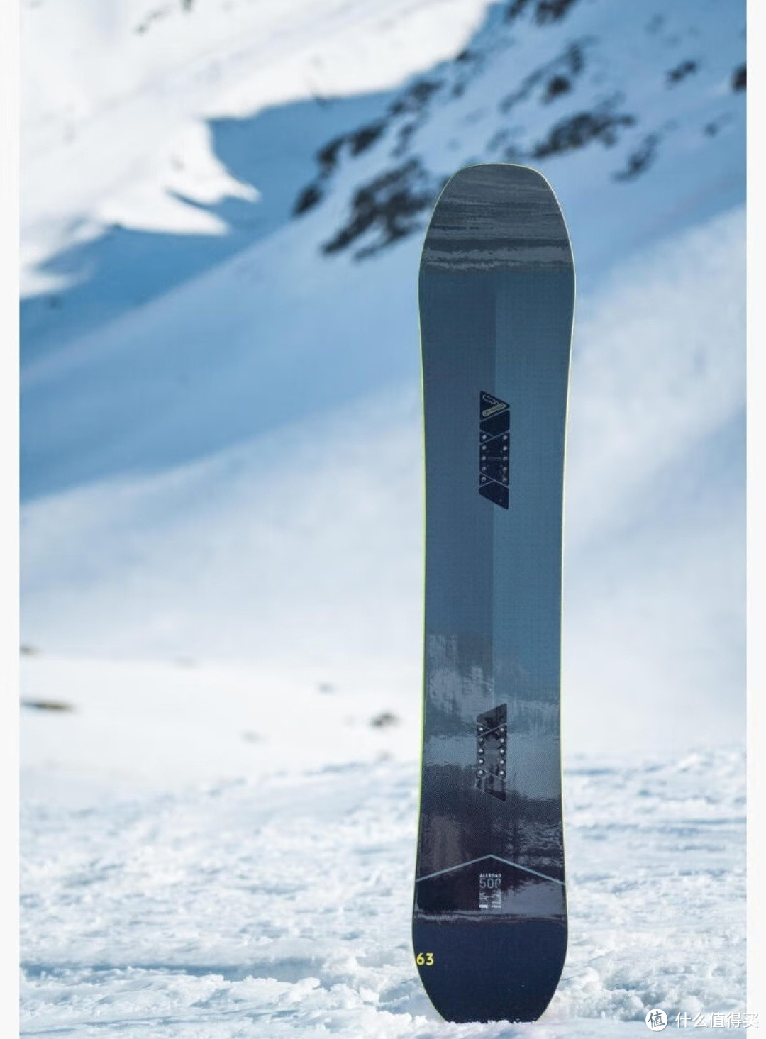 迪卡侬成人专业全地形单板滑雪板ALL ROAD 500深灰色163cm