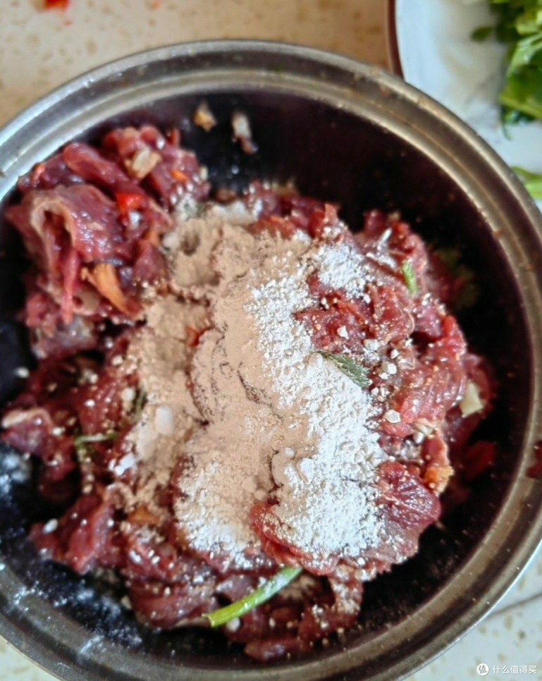 香菜炒肉丝