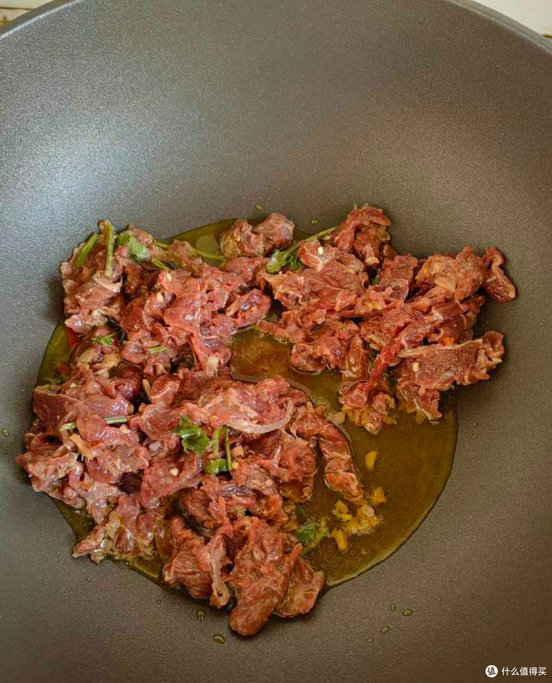 香菜炒肉丝