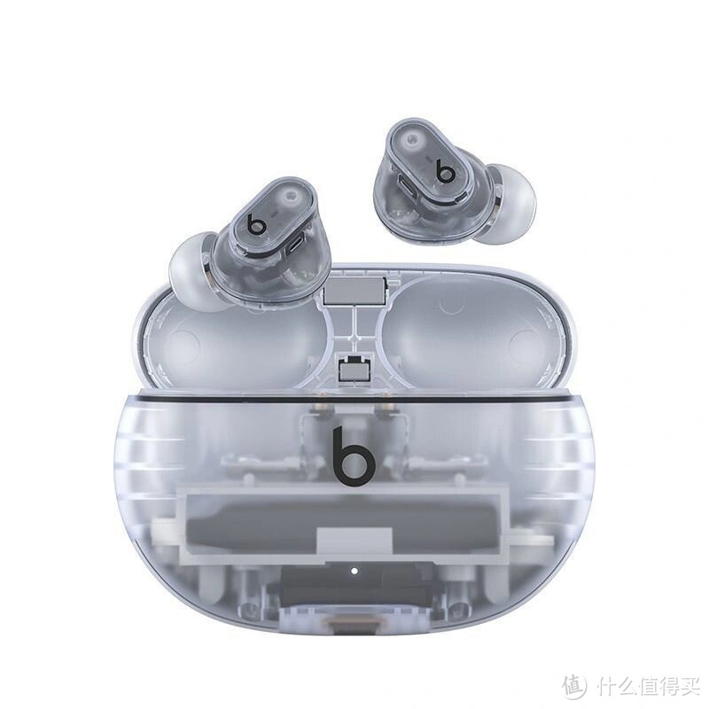 Beats Studio Buds+无线运动耳机入耳式透明蓝：