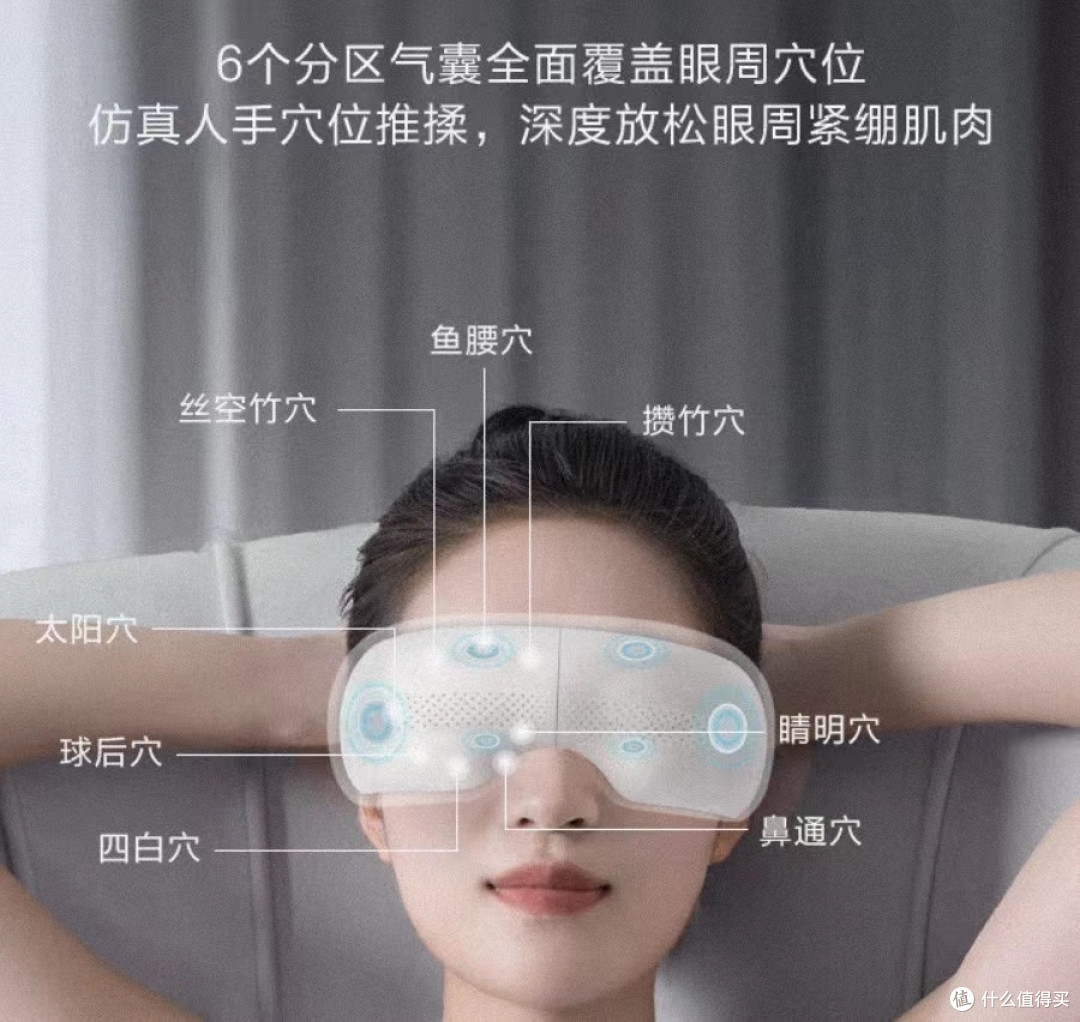 用眼一族打工人的宝藏好物~京东京造智能眼部按摩器E5s
