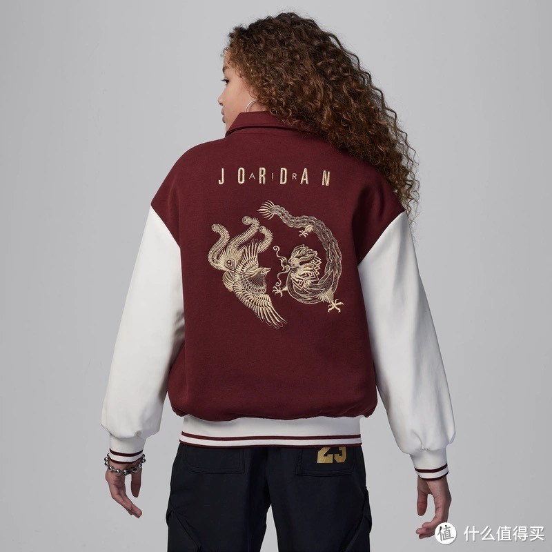迎接龙年，JORDAN MJ CHINESE NEW YEAR大童运动夹克伴孩子喜迎新春