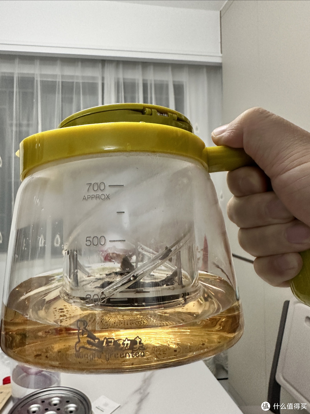 耐高温玻璃+茶汤分离+旋转调节+700ml=完美茶壶