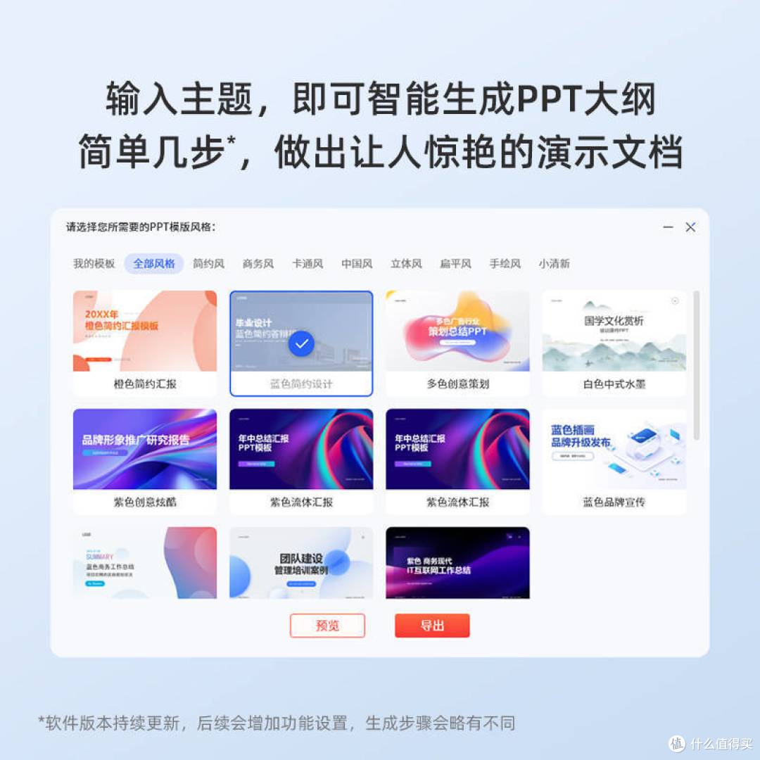 讯飞AI智能键盘体验:AI生成PPT,让年终总结、年会报告变得轻松