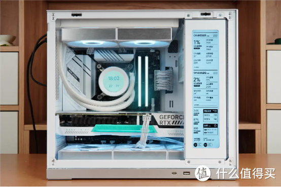 水冷、机箱都带屏幕会是一种什么效果？i5-14600K+RTX4060Ti+闪鳞G500装机展示