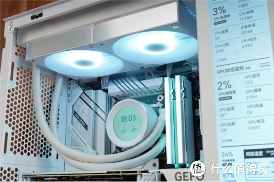 水冷、机箱都带屏幕会是一种什么效果？i5-14600K+RTX4060Ti+闪鳞G500装机展示